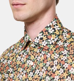 Chemise en voile de coton SUMMER PRINT coupe droite