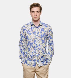 Chemise volie de coton SUMMER PRINT coupe droite