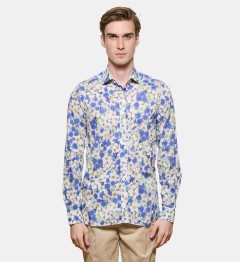 Chemise volie de coton SUMMER PRINT coupe droite