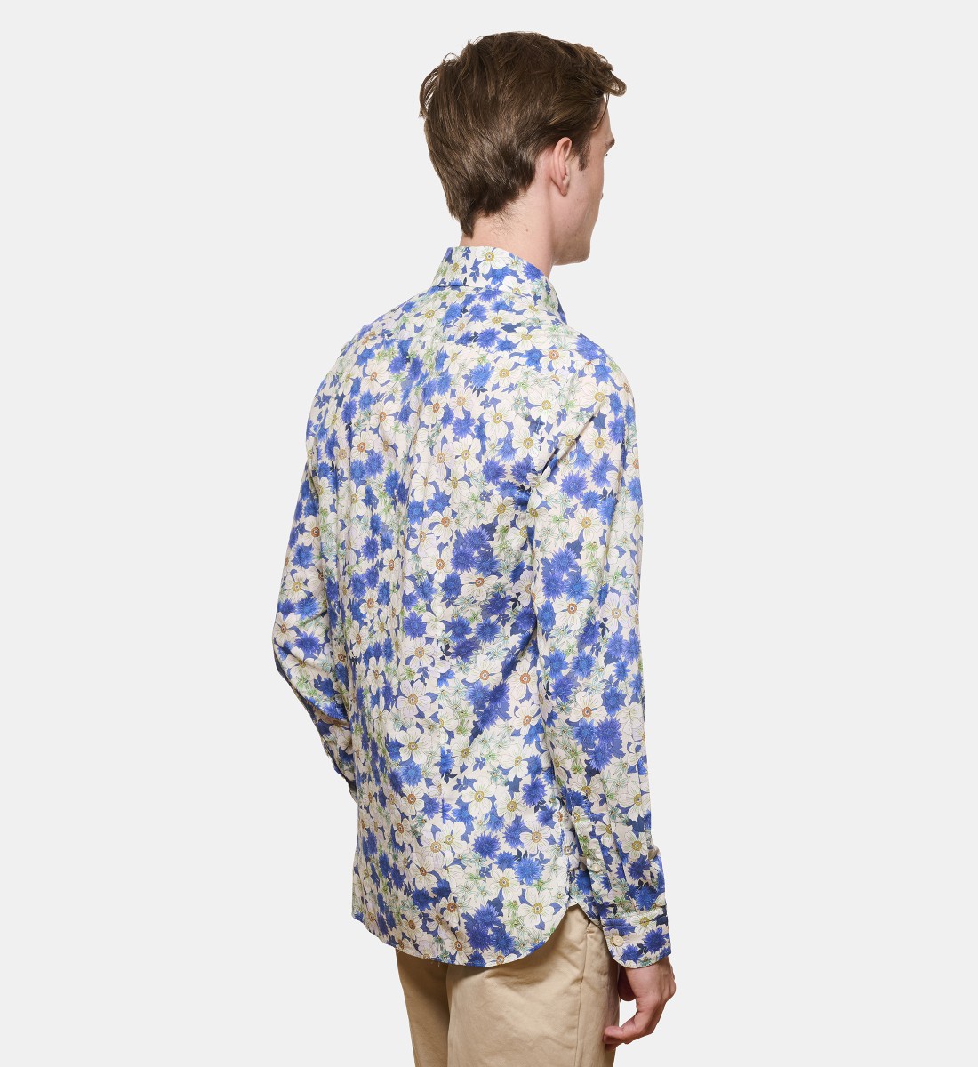 Chemise volie de coton SUMMER PRINT coupe droite
