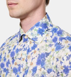 Chemise volie de coton SUMMER PRINT coupe droite
