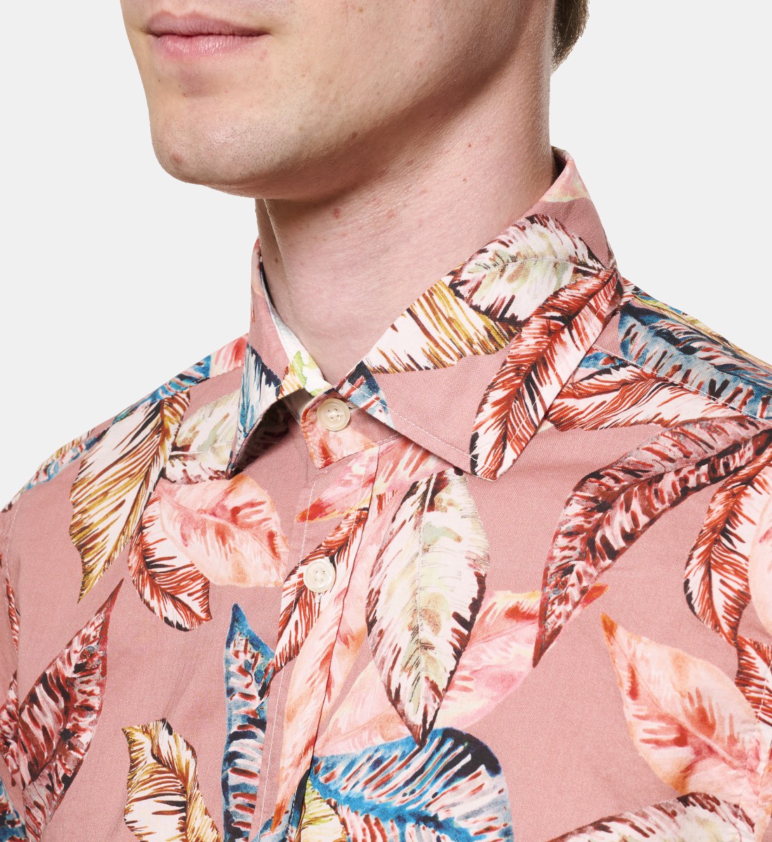Chemise en voile de coton SUMMER PRINT coupe droite
