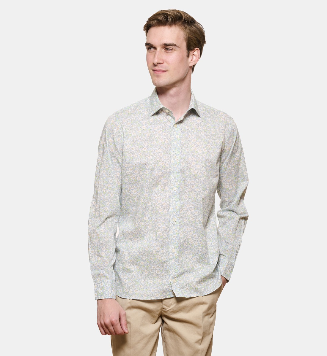 Chemise Liberty x Atelier Privé coupe cintrée
